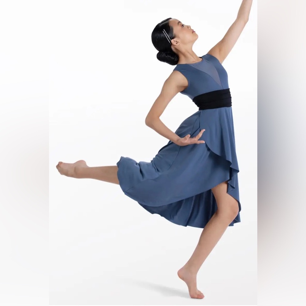 Weissman Love Song ballet lyrical costume, blue black